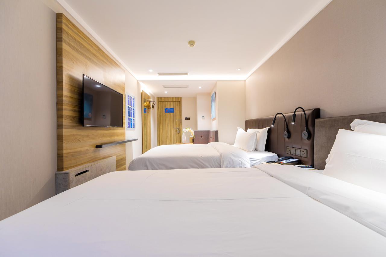 Hanting Premium Hotel Shanghai Dapu Bridge Riyueguang Shopping Mall Eksteriør bilde