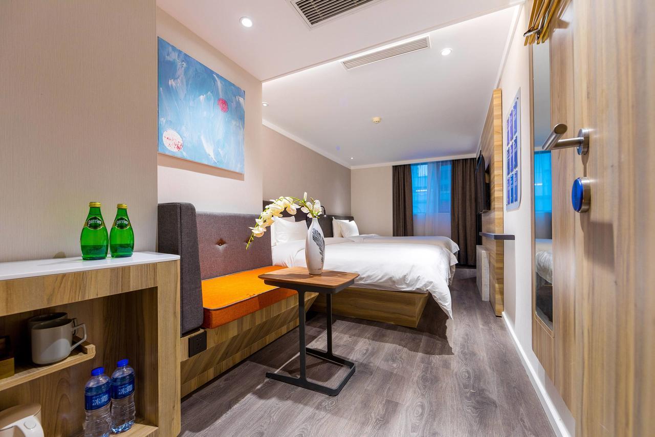 Hanting Premium Hotel Shanghai Dapu Bridge Riyueguang Shopping Mall Eksteriør bilde
