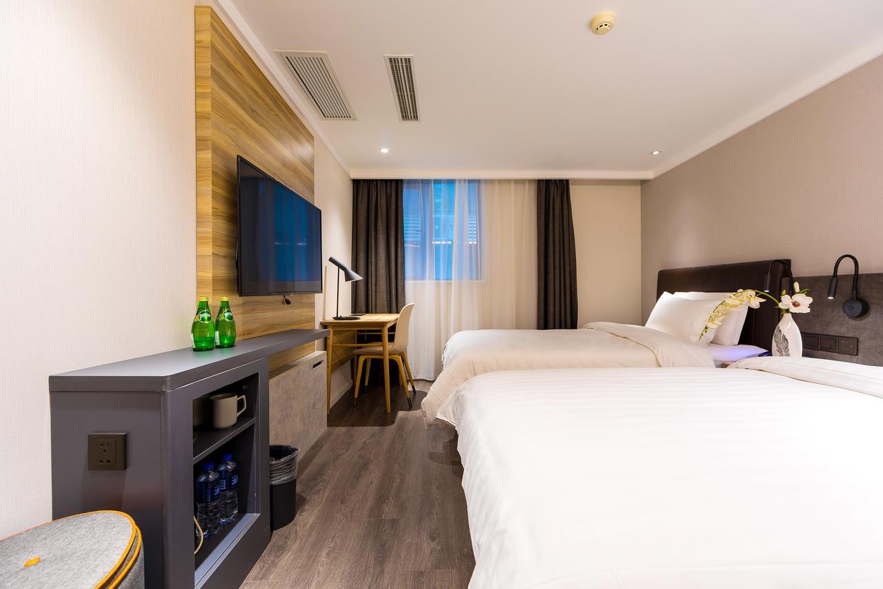 Hanting Premium Hotel Shanghai Dapu Bridge Riyueguang Shopping Mall Eksteriør bilde