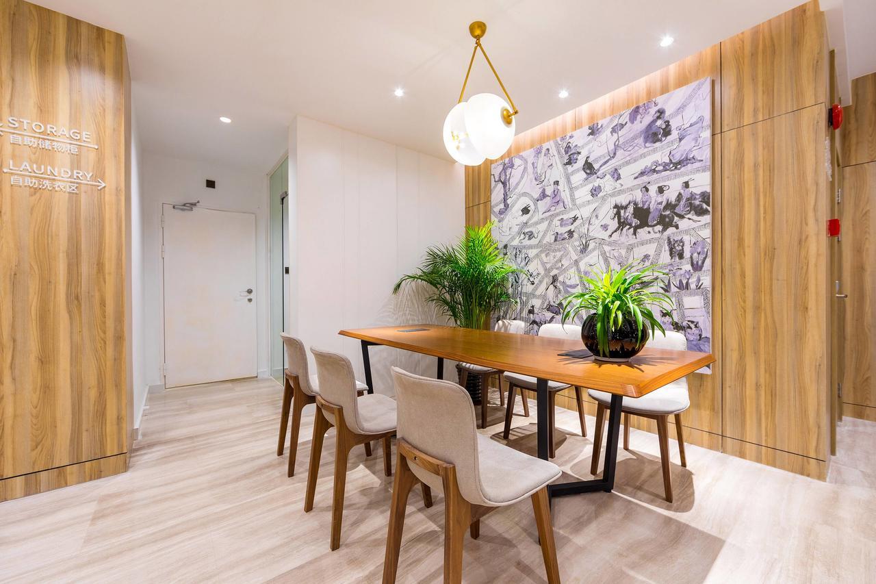 Hanting Premium Hotel Shanghai Dapu Bridge Riyueguang Shopping Mall Eksteriør bilde